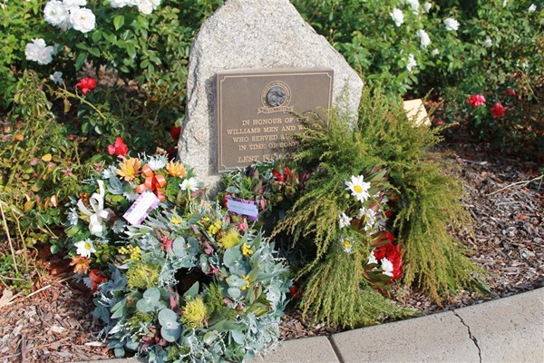 ANZAC Day - Wreaths at the memorial