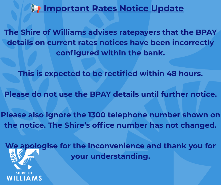 Important Rates Notice