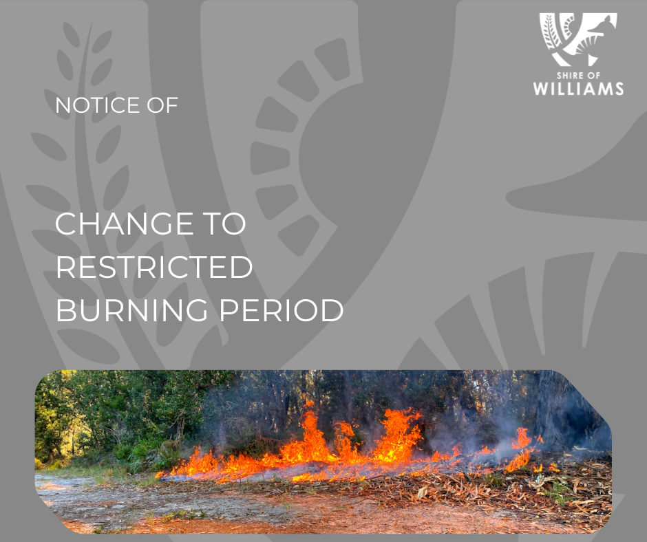 Restricted Burning Period - EXTENDED