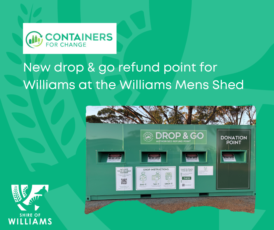 New Drop & Go Container for Williams