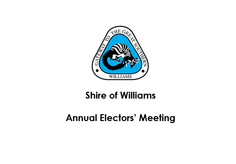 Shire of Williams Electors  Meeting 2021